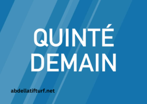 Quinté DE Demain
